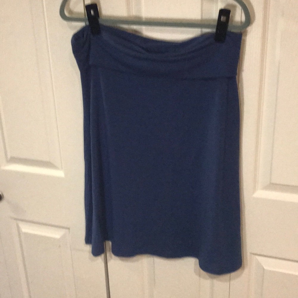 Blue skirt